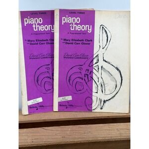2‎ David Carr Glover Piano Library Piano Theory Level 3 Programmed Text Books